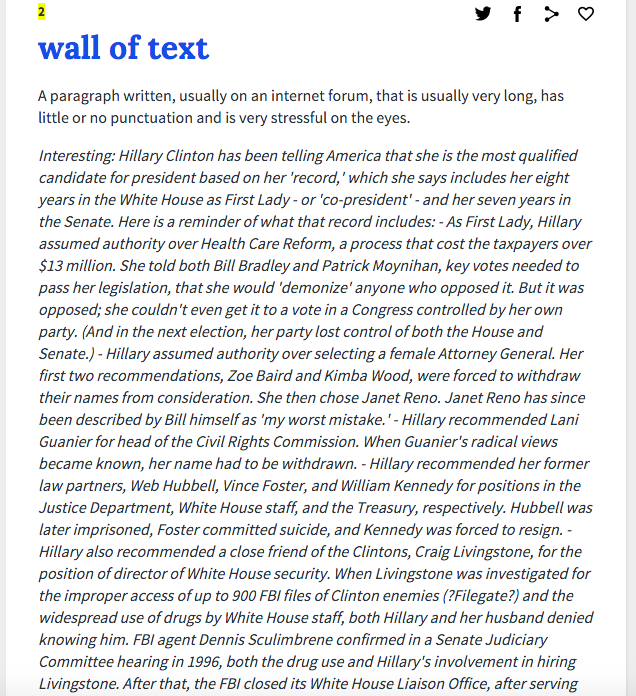 wall of text